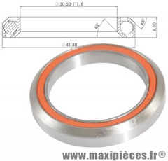 Roulement cartouche jeu direction 1 pouce 1/8 41.8x30.5x6.5 mm 45degx45deg - Accessoire Vélo Pas Cher