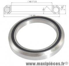Roulement cartouche jeu direction 1 pouce 1/4 46.9 x34.1 mm 45degx45deg - Accessoire Vélo Pas Cher