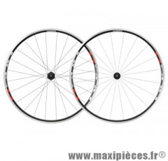 Roue route 700 (paire) r501 noir hg 10/9/8v. a pneu marque Shimano - Matériel pour Vélo