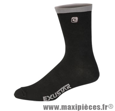 Socquette bs640 coton compression noir/gris 40/42 (m) (paire) marque Exustar pour cycliste
