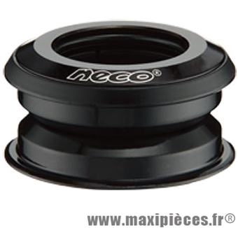 Jeu direction vélo semi intégré 1 pouce 1/8 44mm bille noir marque Atoo - Matériel pour Vélo