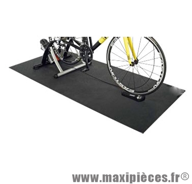 Tapis pour home trainer ebon noir 172x61x0.4 - Accessoire Vélo Pas Cher