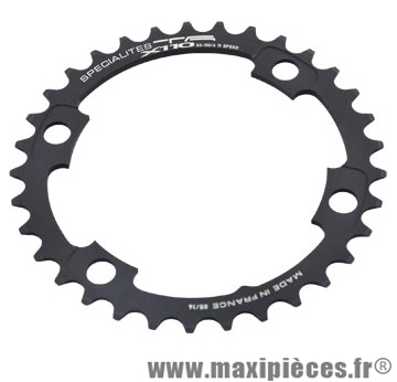 Plateau 33 dents route diamètre 110 intérieur noir x110 11v. marque Spécialités TA - Matériel pour Vélo