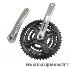 Pédalier VTT triple 48-38-28d l170 alu altus m311 (axe carre 122) 7/8V marque Shimano - Matériel pour Vélo