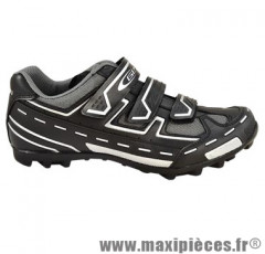 Chaussure VTT panther noir/gris t39 3 velcros (paire) marque GES