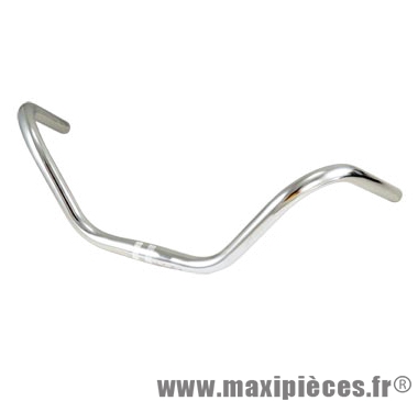 Cintre de vélo city acier humpert chrome d25.4 l550mm 72deg - Accessoire Vélo Pas Cher