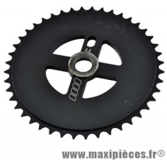 Plateau 44 dents BMX couronne dirt noir standard alu - Accessoire Vélo Pas Cher