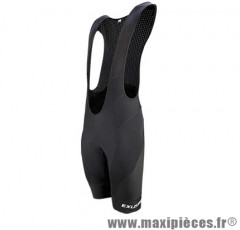 Cuissard bretelles (taille S) noir avec panneaux compression marque Exustar