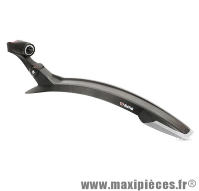 Garde boue VTT arrière 26/27.5 pouces deflector rm60 noir orientable fixation tige de selle marque Zéfal - Matériel pour Cycle