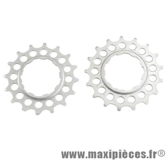 Pignon adaptable shimano départ 16d. + pignon 17d. 2 eme position 11v. marque Miche - Pièce Vélo