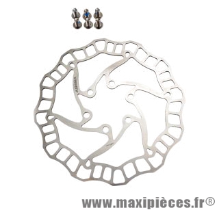 Disque frein VTT 6 trous d140 mm - Accessoire Vélo Pas Cher