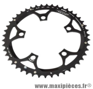 Plateau 44 dents route diamètre 110 extérieur noir (comp.shimano + campa ultra torque) 9/10v marque Miche - Pièce Vélo