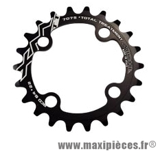 Plateau 22 dents VTT triple diamètre 64 intérieur noir 4 branches 9/10v marque Miche - Pièce Vélo