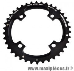 Plateau 38 dents VTT double diamètre 104 extérieur noir 4 branches strong 10v xx/xo/x9/x7 - Pièce Vélo