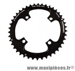 Plateau 42 dents VTT double diamètre 104 extérieur noir 4 branches strong 10v xx/xo/x9/x7 - Pièce Vélo