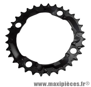 Plateau 32 dents VTT triple diamètre 104 interm noir 4 branches origine acera m361 8/9v. marque Shimano - Matériel pour Vélo