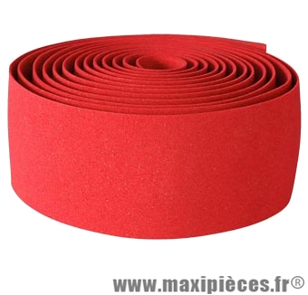Ruban de guidon VELOX MAXI CORK rouge épaisseur 2.5mm