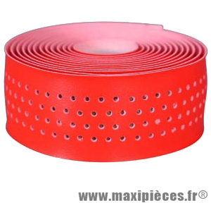 Guidoline soft grip perfore rouge- épaisseur 2.5mm marque Vélox