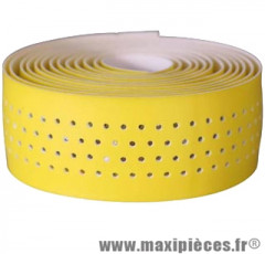 Guidoline soft grip perfore jaune- épaisseur 2.5mm marque Vélox