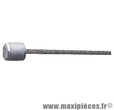 Câble de dérailleur Shimano inox 2m10 diam. 1,2mm (à l'unité)