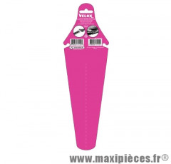 Garde boue route/fixie arrière rose clipsable sous la selle marque Vélox