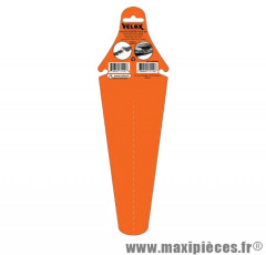 Garde boue route/fixie arrière orange clipsable sous la selle marque Vélox