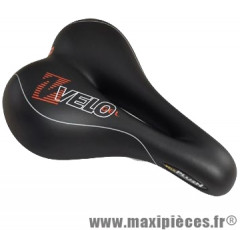 Selle loisir vélo plush gel femme noir 494 grammes (sur carte) - Accessoire Vélo Pas Cher