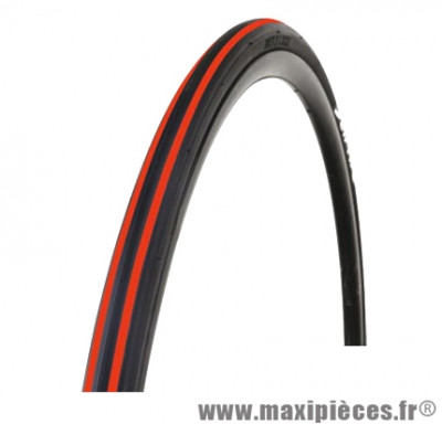 Pneu pour vélo de route 700x23 ts expert noir/rouge 62tpi (23-622) marque Optimiz - Matériel pour Vélo
