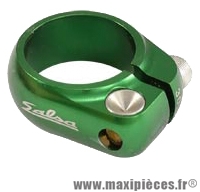 Collier tige de selle route/fixie d28.6 mm vert alu cnc marque Salsa - Pièce Vélo