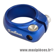 Collier tige de selle route/fixie d28.6 mm bleu alu cnc marque Salsa - Pièce Vélo