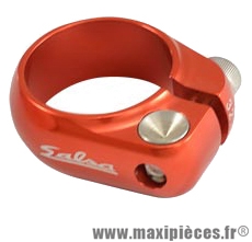 Collier tige de selle route/fixie d28.6 mm rouge alu cnc marque Salsa - Pièce Vélo