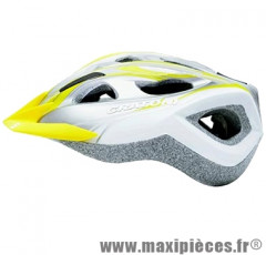 Casque VTT siron gris argent/jaune in-mold avec réglage occipital 52/60 marque Cratoni - Casque Vélo