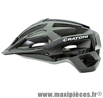 Casque VTT c-flash noir/gris in-mold avec réglage occipital 53/56 marque Cratoni - Casque Vélo