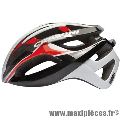 Casque route c-breeze noir/blanc/rouge in-mold avec réglage occipital 53/56 marque Cratoni - Casque Vélo
