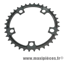 Plateau 36 dents route diamètre 110 intérieur noir super 11 ssc (comp.shimano) 11v. marque Miche - Pièce Vélo