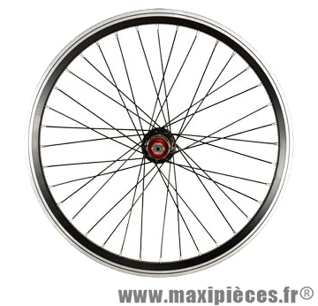 Roue VTT 20 pouces arrière blocage a cassette 8/9/10v jante alu double  paroi noir moyeu alu 36t - Accessoire Vélo Pas Cher