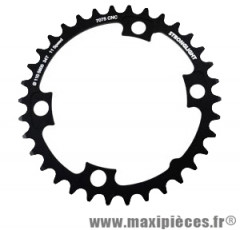 Plateau 36 dents route diamètre 110 intérieur noir comp. shimano 105 fc5800 11v. marque Stronglight - Pièce Vélo