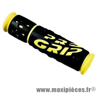 Poignée VTT 953 noir/jaune fluo lg125mm (paire) marque Progrip