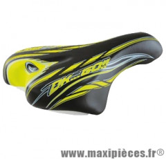 Selle enfant kid 14/16/20 pouces monte grappa 996 ok go noir/jaune avec chariot de selle - Accessoire Vélo Pas Cher