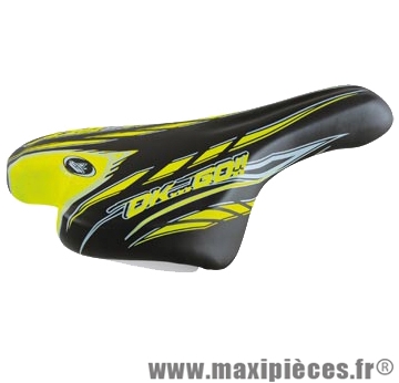 Selle enfant junior 20/24 pouces monte grappa 998 ok go noir/jaune avec chariot de selle - Accessoire Vélo Pas Cher