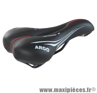 Selle loisir monte grappa 1370 argo homme noir - Accessoire Vélo Pas Cher