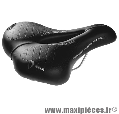 Selle loisir monte grappa 2009 élastomère mixte noir typ transam - Accessoire Vélo Pas Cher