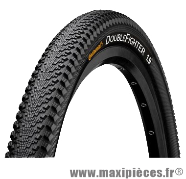 Pneu de VTT 29x2.00 tr double fighter3 noir/noir (50-622) marque Continental - Accessoire Vélo