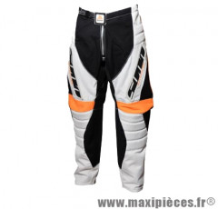 Pantalon BMX lynx adulte blanc/noir/orange t34 - Accessoire Vélo Pas Cher