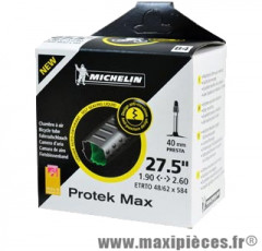 Chambre à air de VTT 27.5x1.60/2.30 vp protek max marque Michelin - Pièce Vélo