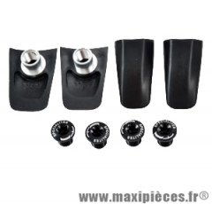 Cache visserie plateau x110 compatible shimano dura ace/9000 noir (x4) marque Spécialités TA - Matériel pour Vélo