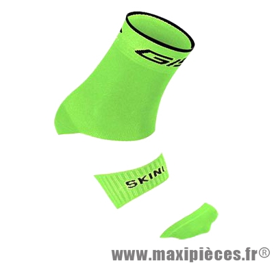 Socquette coton vert fluo hauteur 18cm 36/39 (paire) marque GIST - Casque Vélo pour cycliste