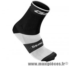 Socquette coton noir hauteur 18cm 45/48 (paire) marque GIST - Casque Vélo pour cycliste