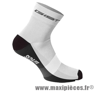 Socquette coton blanc hauteur 10cm 36/39 (paire) marque GIST - Casque Vélo pour cycliste