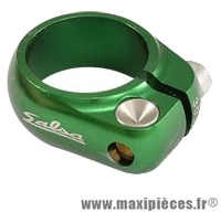 Collier tige de selle BMX d30.0 mm vert alu cnc marque Salsa - Pièce Vélo